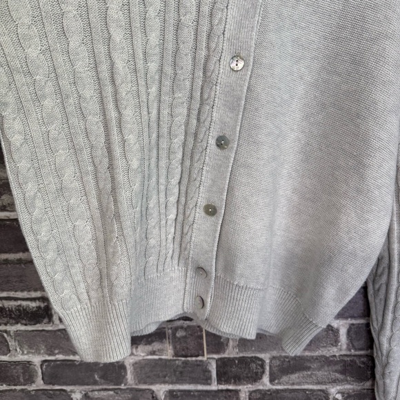 Mod Ref button down cardigan sweater gray - Picture 6 of 8